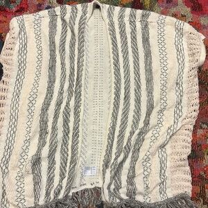 Soft and cozy cocoon sweater wrap